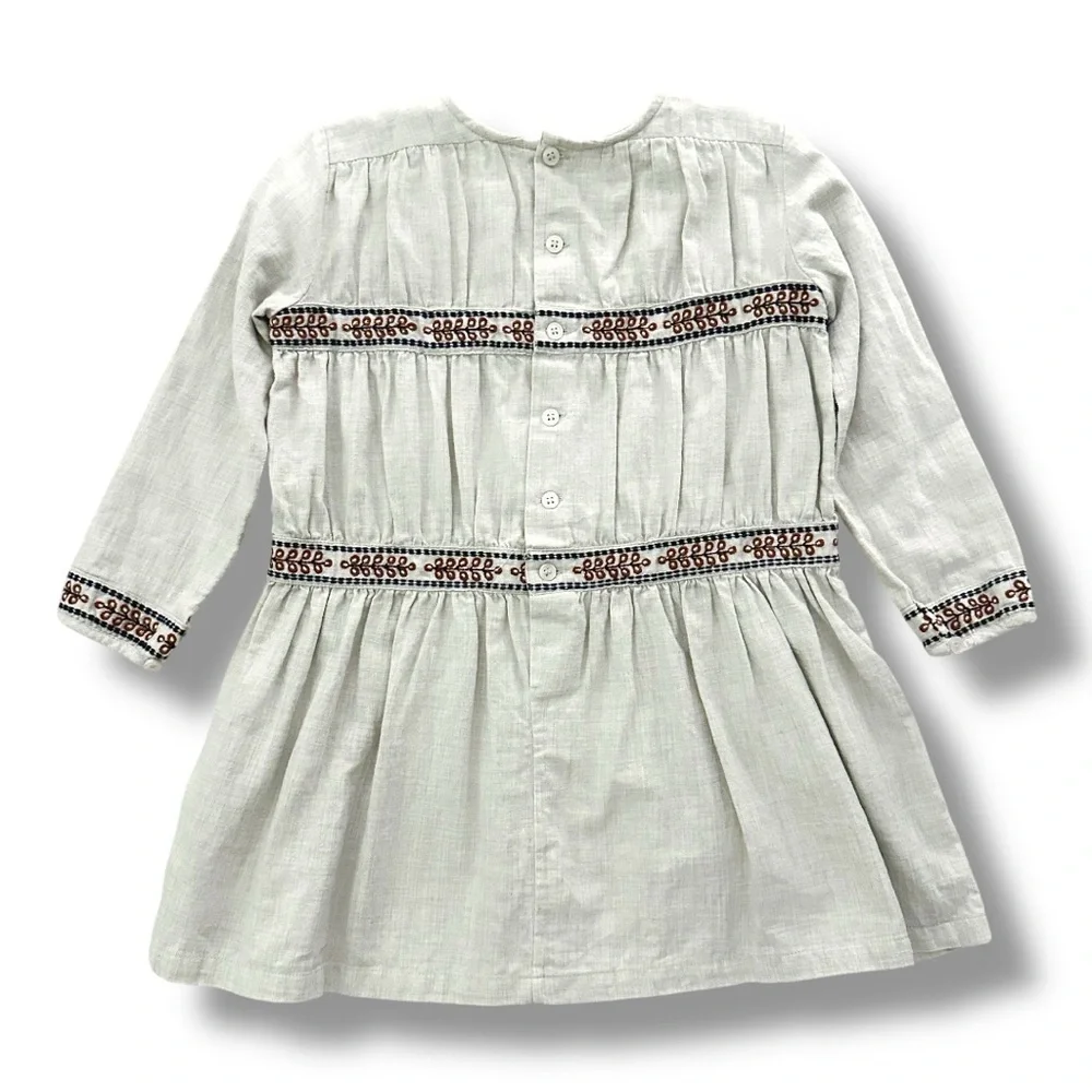 Bon Bon | Embroidery Embellished Dress (3 yrs)